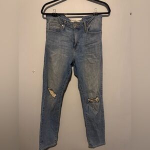 Just Black Women's Boyfriend Jeans - Light Blue